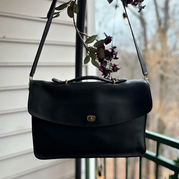 Vintage Coach Lexington Briefcase | 2 Black Hangtags | 5265 |Excellent Condition - Picture 4 of 16